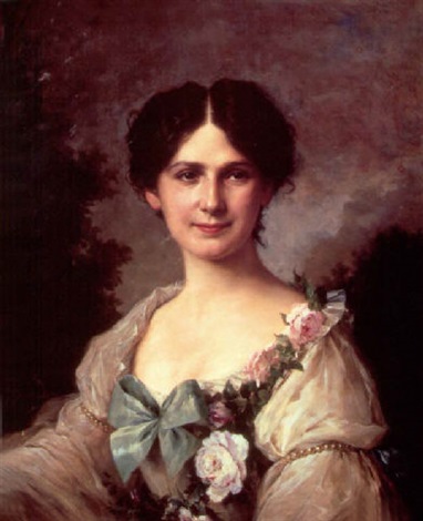 white dress with pink roses