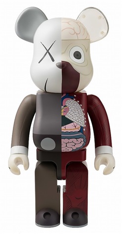 kaws chomper bearbrick 1000