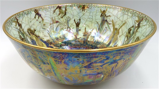 fairyland luster bowl (z4968) by daisy makeig-jones