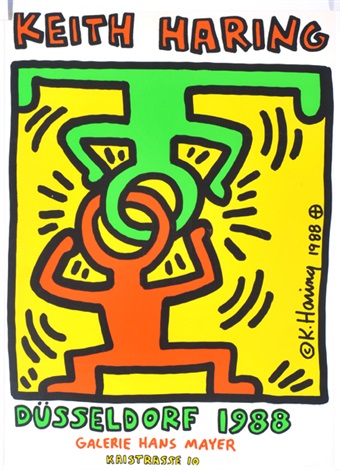 Heith Haring Dusseldorf 1988 Galerie Hans Mayer By Keith Haring On Artnet