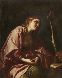 The Penitent Mary Magdalene with a Cross The Penitent Mary Magdalene with a Cross