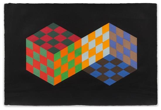 untitled together with two color paper templates and a black and