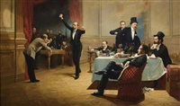 The dinner party, 1883