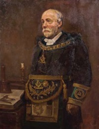 Portrait of R.W. Bro. James Gore, 1889–1910 Portrait of R.W. Bro. James Gore, 1889–1910