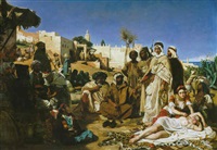 Les marchands d'esclaves au Faubourg Babazoun à... Les marchands d'esclaves au Faubourg Babazoun à...