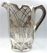 Art Nouveau silver & glass water..., 1900–1925 Art Nouveau silver & glass water..., 1900–1925