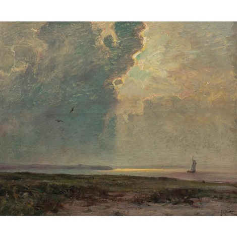 Illuminated Thunder Head Georgian Lake By Howard Russell Butler On Artnet<script async src=