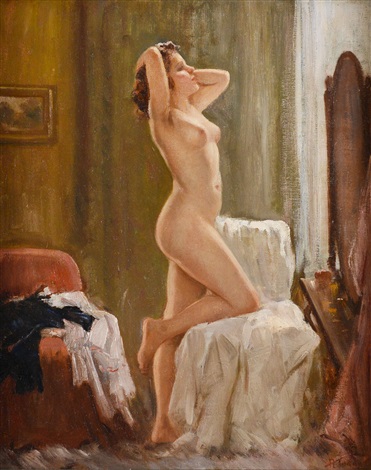 Nudo Di Modella In Un Interno By Attilio Toro On Artnet