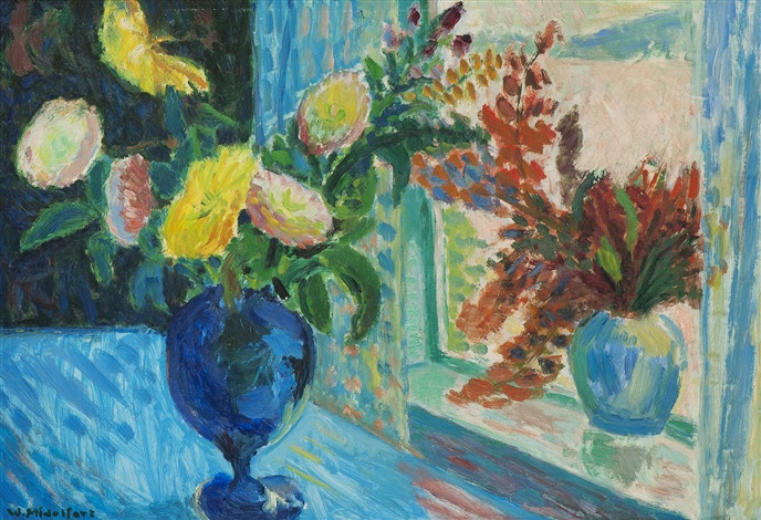 Høstblomster by willi midelfart on artnet Høstblomster