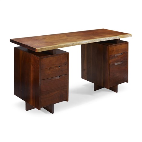 Double Pedestal Desk By George Nakashima On Artnet
