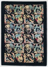 A large Missoni Maschere carpet,..., 1980–1989