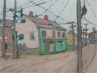 A Street in Gloucester, Mass
