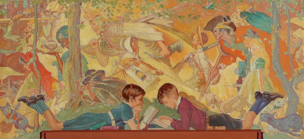 The Land Of Enchantment Study By Norman Rockwell On Artnet