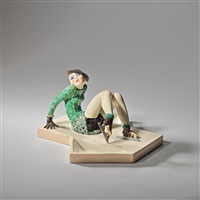 'SOS' figure of an ice skater, circa 1935, 1935 'SOS' figure of an ice skater, circa 1935, 1935