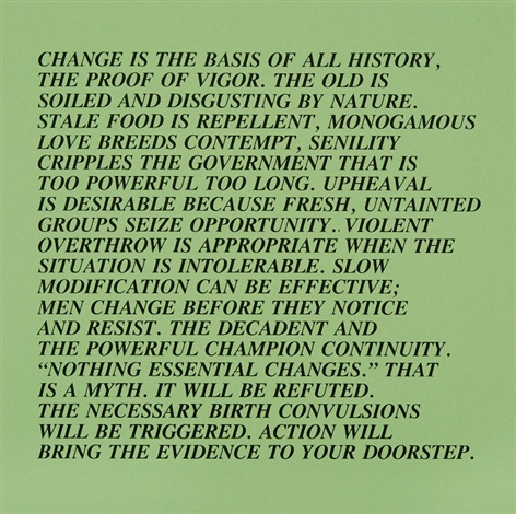 inflammatory essays 12 by jenny holzer on artnet inflammatory essays