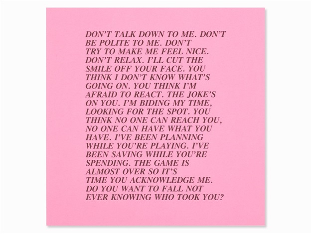 Jenny holzer truisms list picture