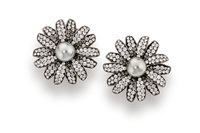 A pair of earclips