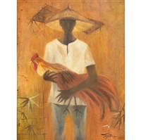 Untitled (Man with Rooster), 1964