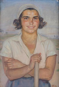 Lächelnde Bäuerin, 1933