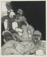 Two etchings, 1975