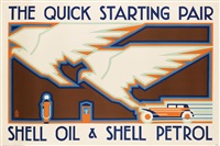 THE QUICK STARTING PAIR / SHELL OIL & SHELL..., 1928 THE QUICK STARTING PAIR / SHELL OIL & SHELL..., 1928