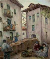 Escena en el pueblo