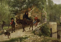 Descente au village, 1891
