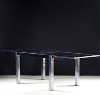 Extending dining table, 1960–1969