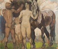 A Family with Horses