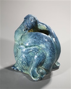 figürliches gefäß nöck (wassermann) by ernst barlach