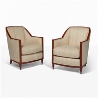 PAIR OF CLUB CHAIRS, 1925