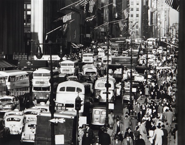 Traffic On Fifth Avenue New York City By Andreas Feininger On Artnet
