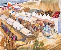 Market in Baia Mare, 1933