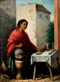 Castañera junto a la Giralda, 1850