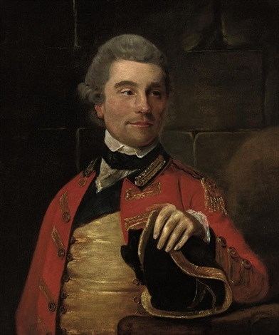 military uniform, a tricorn hat 