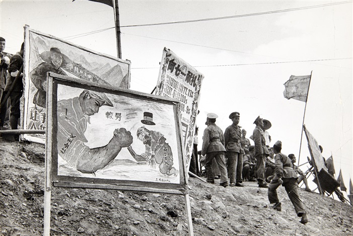 a group of 12 images from the great leap forward china by henri