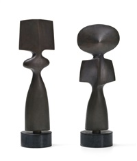 Ohne Titel (Totem-paar), 1975