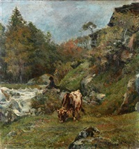 Paesaggio valdostano, 1924