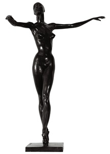 ブロンズ 「バレリーナ」 フランチェスコ・メッシーナ作