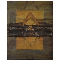 Monocentrée jaune / bordée vert rouge, 1979 Monocentrée jaune / bordée vert rouge, 1979