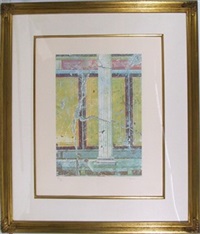 Yellow frog no.2 with column, 1979