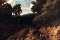 Paesaggio con viandanti