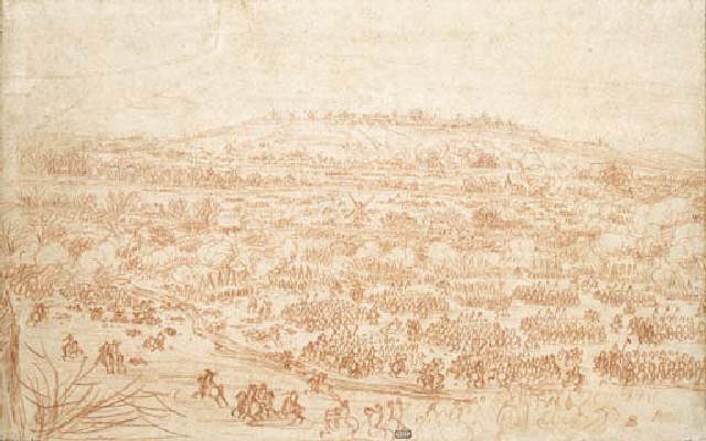 The battle of MontCassel on 11 April 1677 by Adam Frans van der Meulen