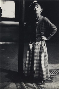 Girl in Halloween Costume, 1950