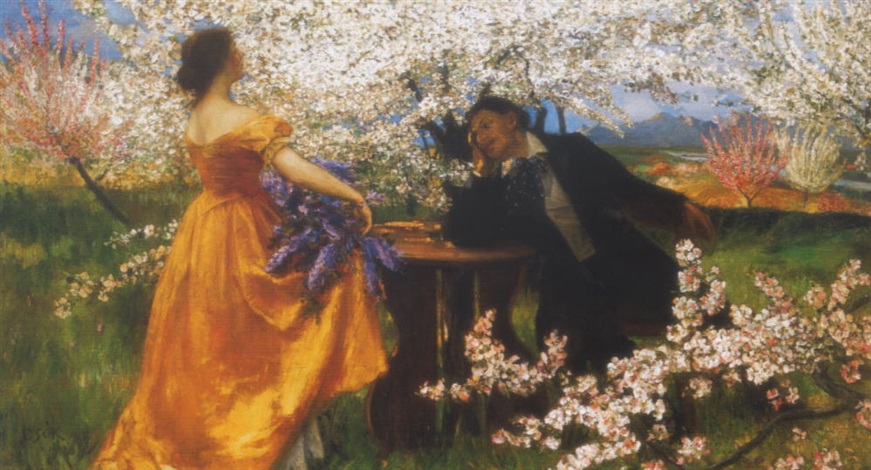 A Tavasz Ebredese The Awakening Of Spring By Istvan Csok On Artnet
