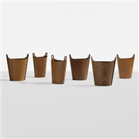 Wastepaper baskets (set of 6), 1965
