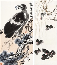 禽鸟两帧, 1985