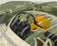 KOREAN WAR ART: ACE PILOT AND COMBAT ARTIST..., 1960 KOREAN WAR ART: ACE PILOT AND COMBAT ARTIST..., 1960