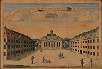 Nine Danish prospects, some with Danish palaces...