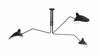 A Three Arm Ceiling Light Circa 1955 By Serge Mouille On Artnet